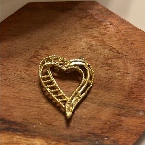 Elegant Gold Heart Pendant